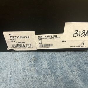 YSL heels.. black… size 37